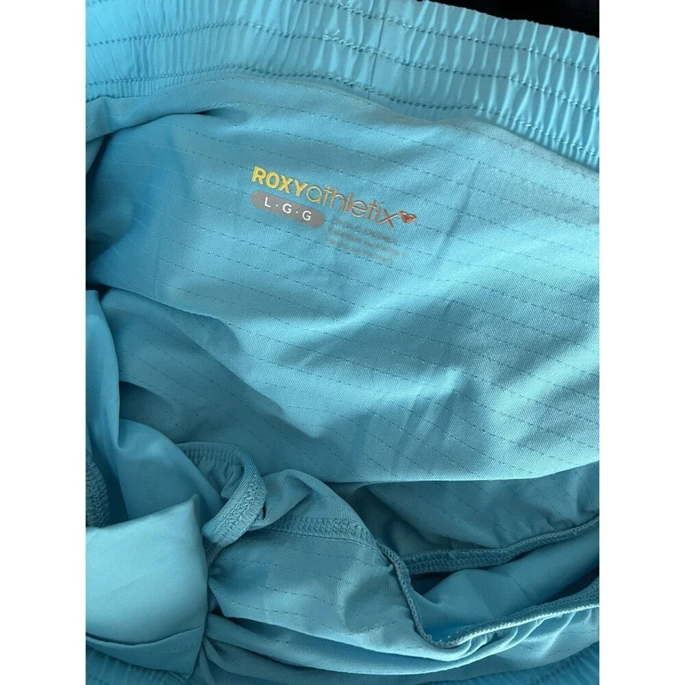 NWT Roxy Love Navy Blue Lined Stretch Performance Board Shorts Size L